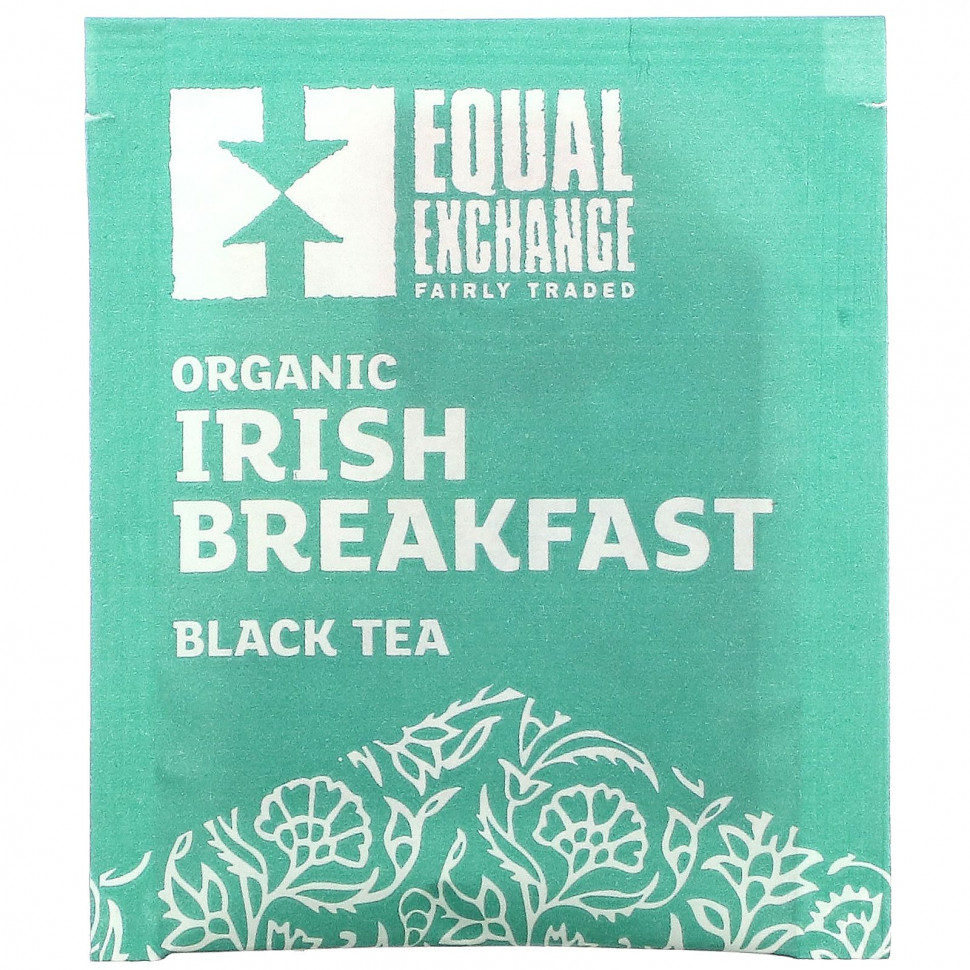 Equal Exchange, Organic Irish Breakfast, черный чай, 20 чайных пакетиков, 40 г (1,41 унции)