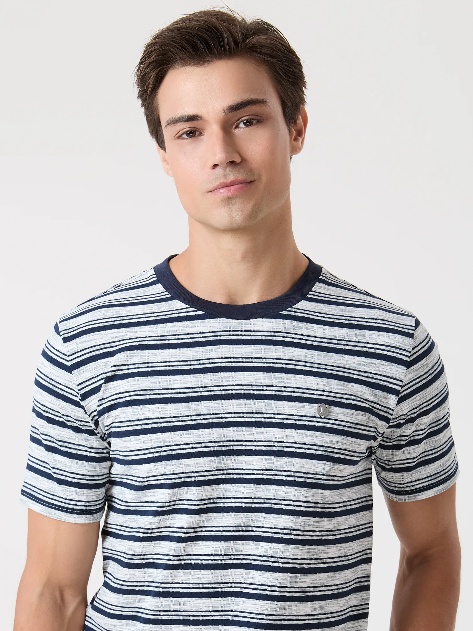 LTD T-shirt Man Blue-gray
