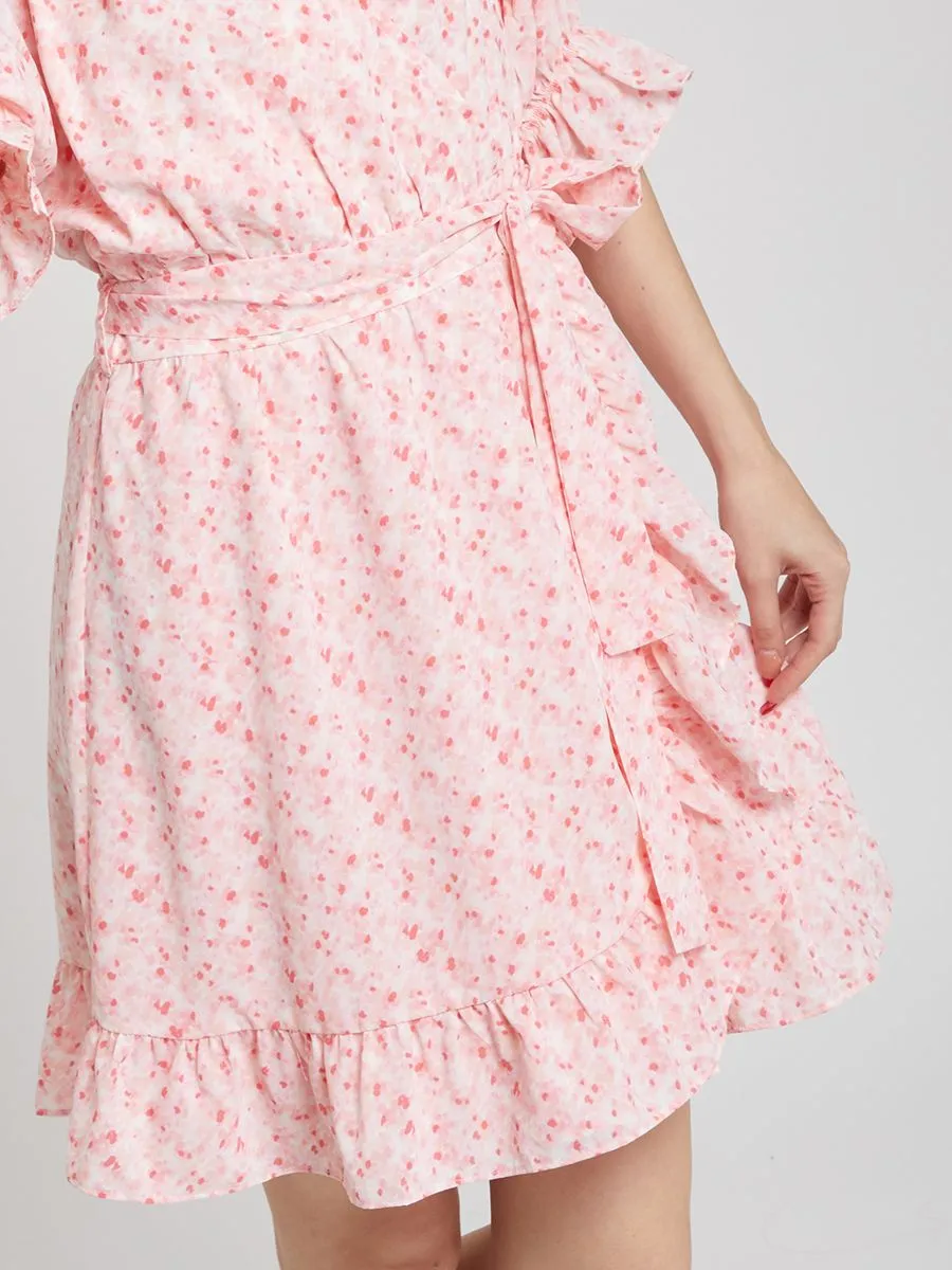 LOLITA Women Mini Dress Puffed Sleeves