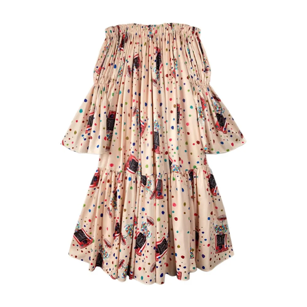 ICONIC CREAM ALABASTER DRESS