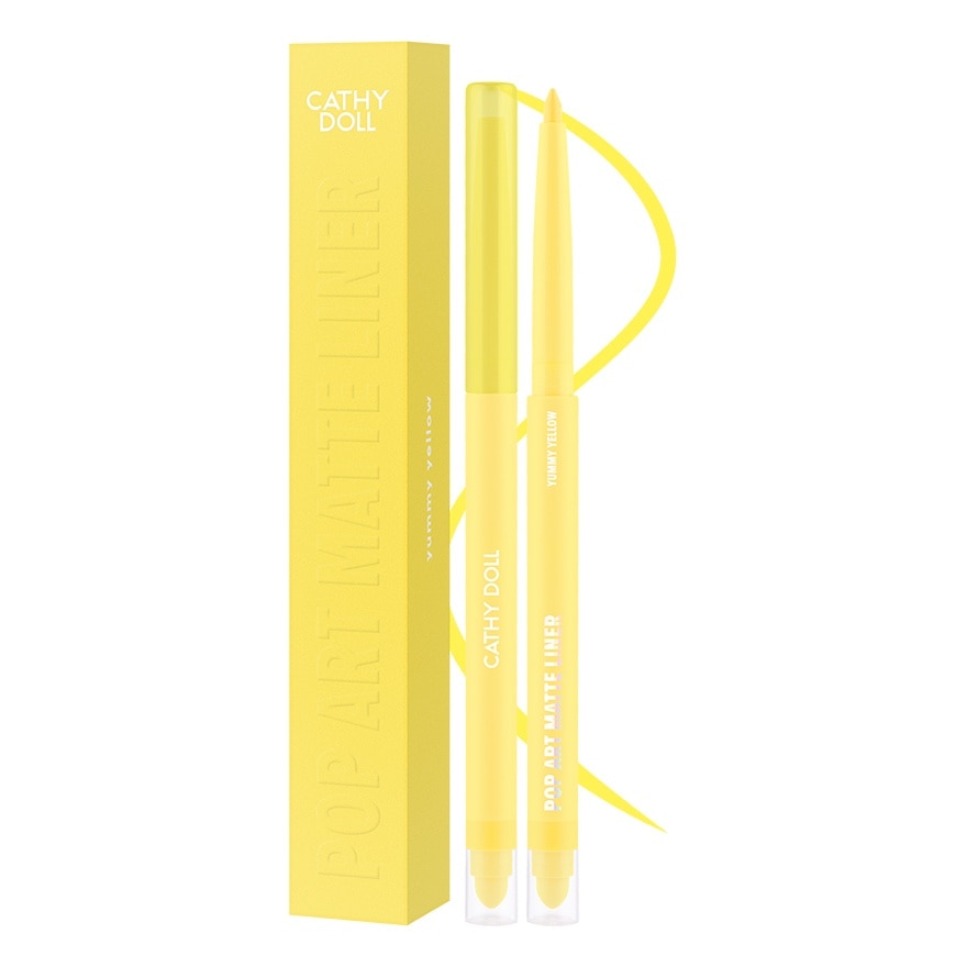 Cathy Doll Pop Art Eye Liner0.25g Yellow - Summer Blue