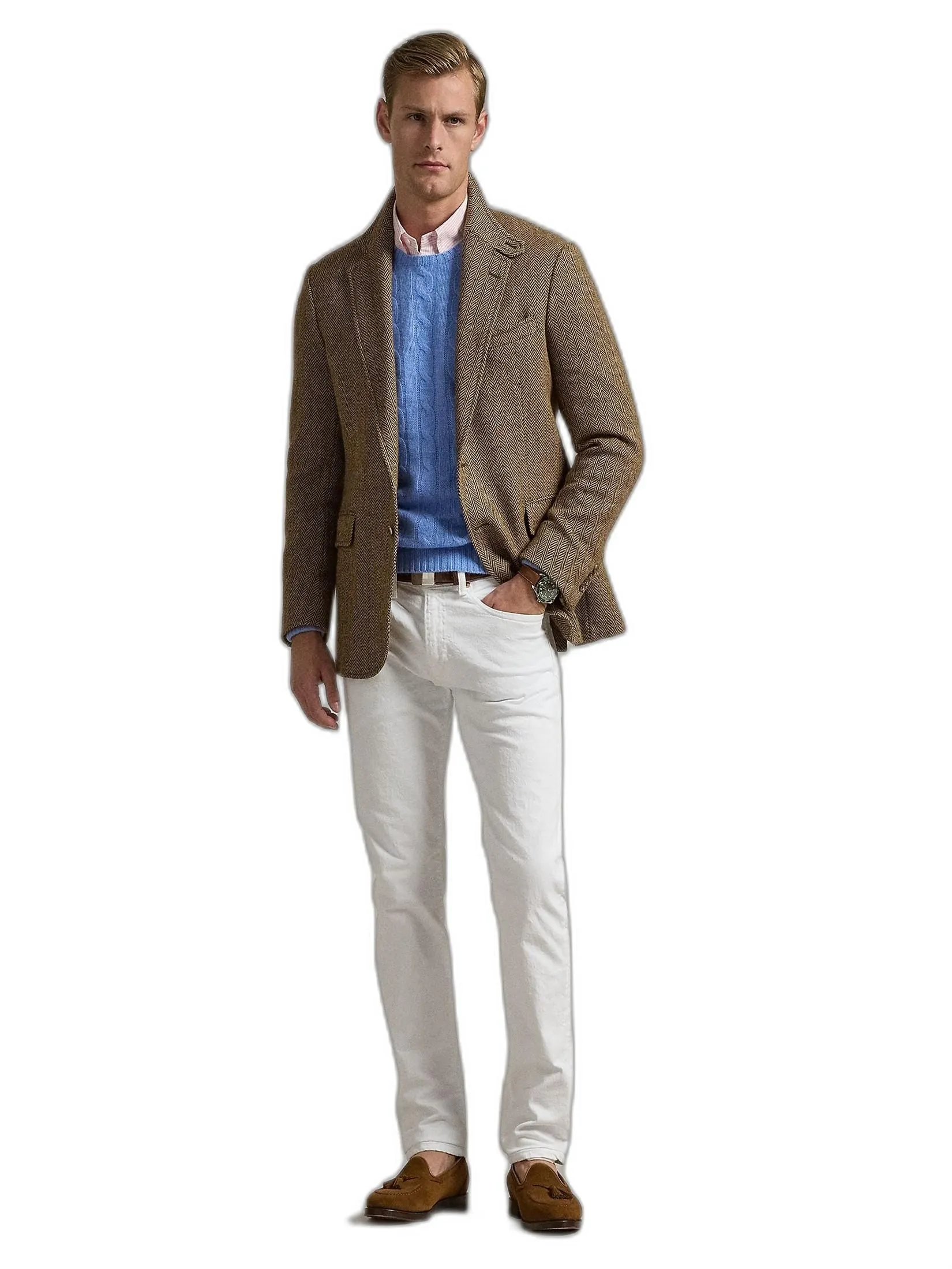 POLO RALPH LAUREN Men Jeans-Sullivan Slim Stretch Jean MNPODNM10920348-White