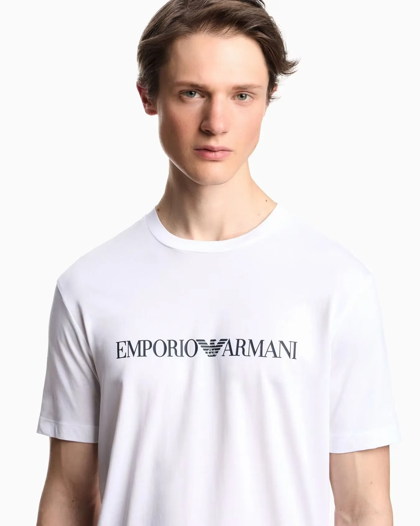 EMPORIO ARMANI Tee Men 8N1TN5-1JPZZ-0146 Off-White