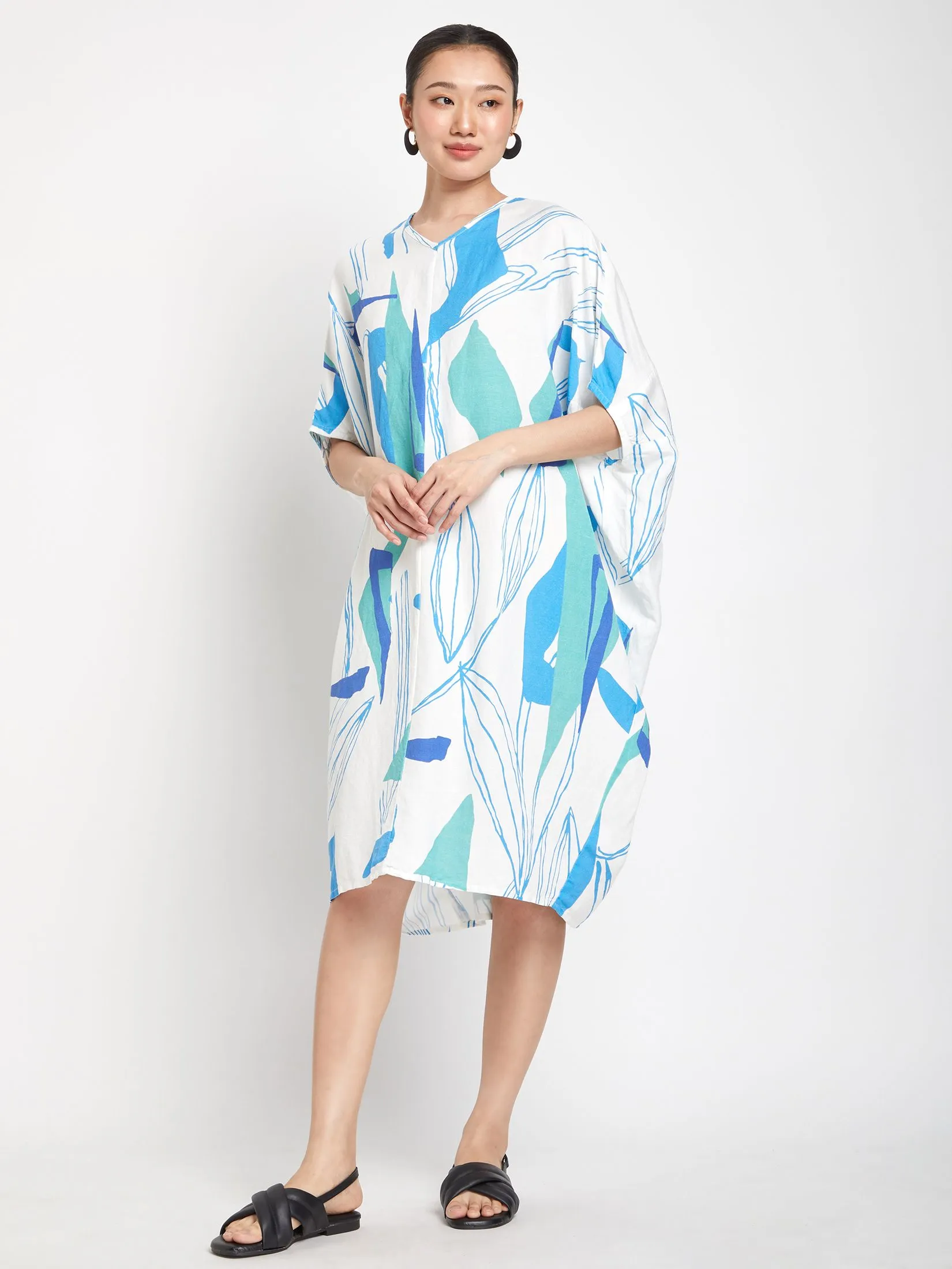 SIMPLICITY Women Dress Short Sleeves Print