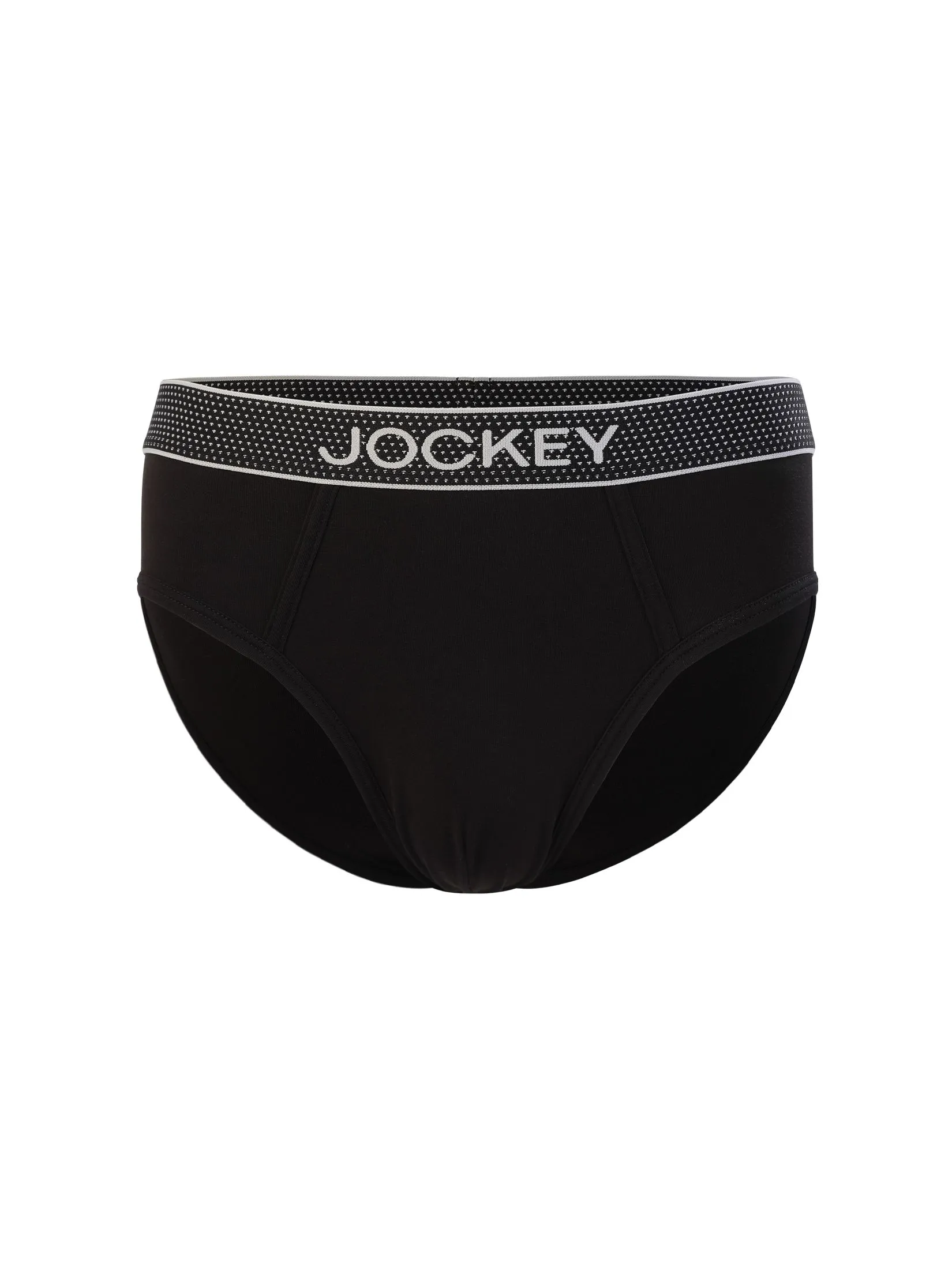 JOCKEY UNDERWEAR Men's EXTRA DRY BRIEFS BLACK
