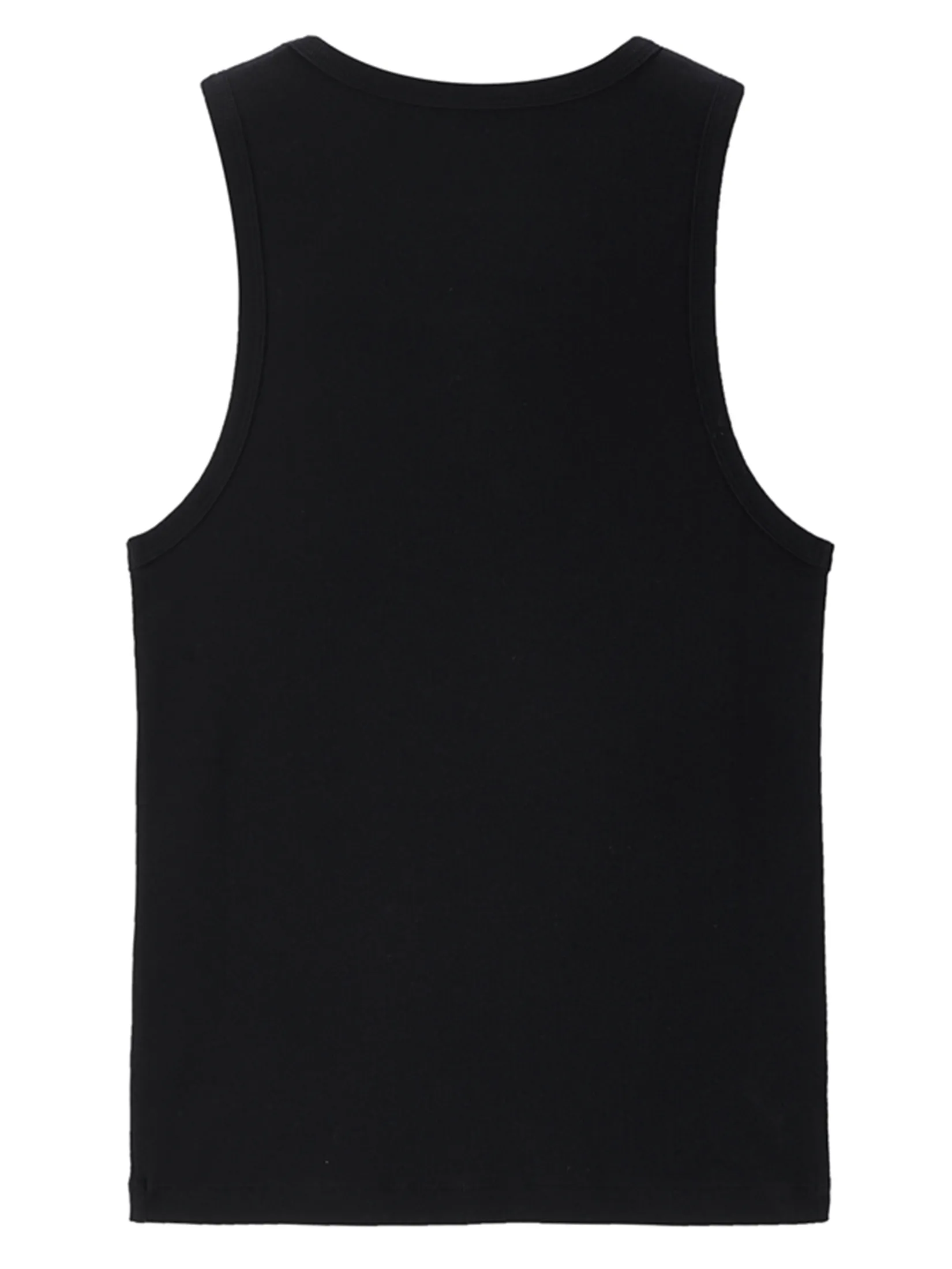 GIORDANO Men s Online Exclusive Slim Rib Tank Top (Korea) Black