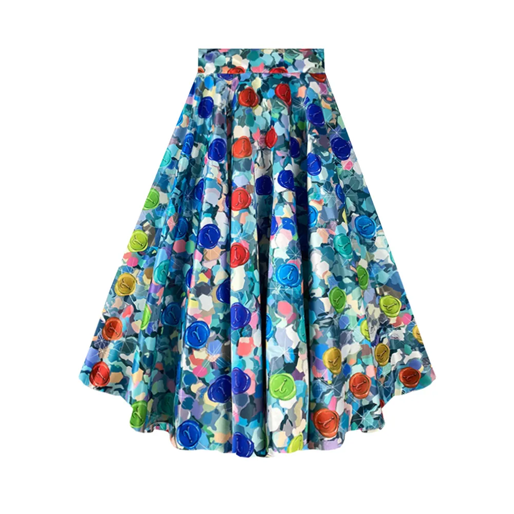 ICONIC BLUE TONEY SKIRT MODEL TONEY SKIRT 6788 Size - L