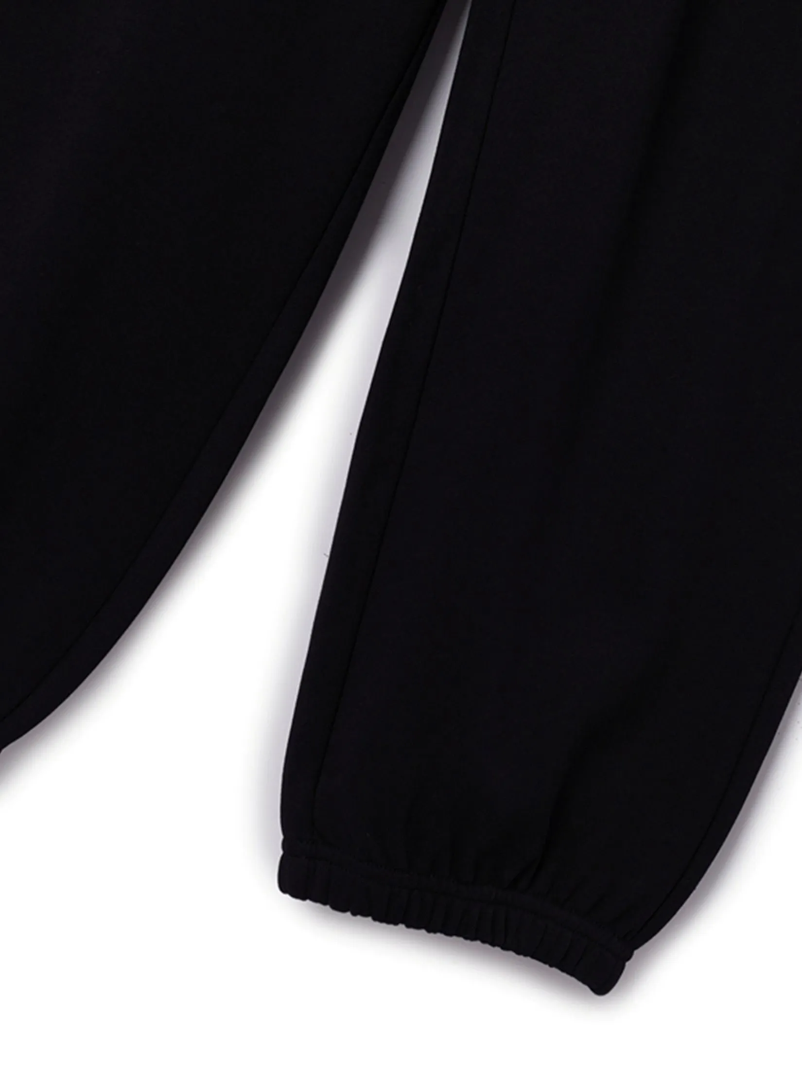 GIORDANO Men's Oversized Knit Joggers (Snoopy) Black