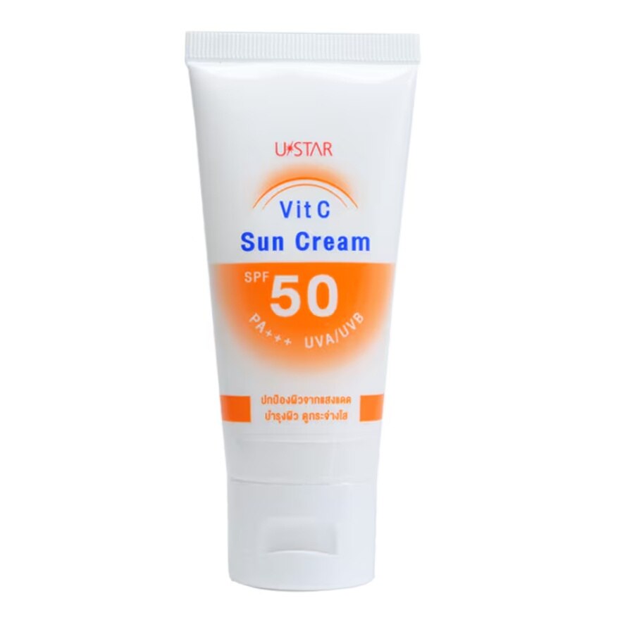 Ustar Vit C Sun Cream SPF 50 PA+++ 50g. - Natural White
