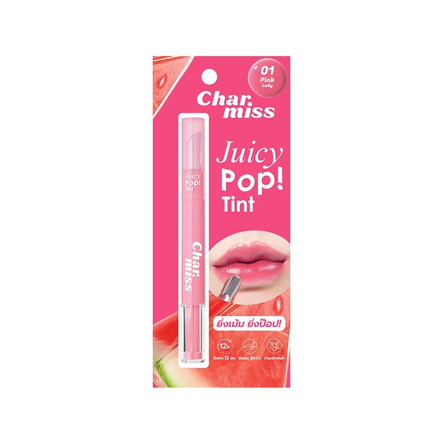 #Charmiss Juicy Pop Lip Tint 1.6g 01 - 08 Melon Crush