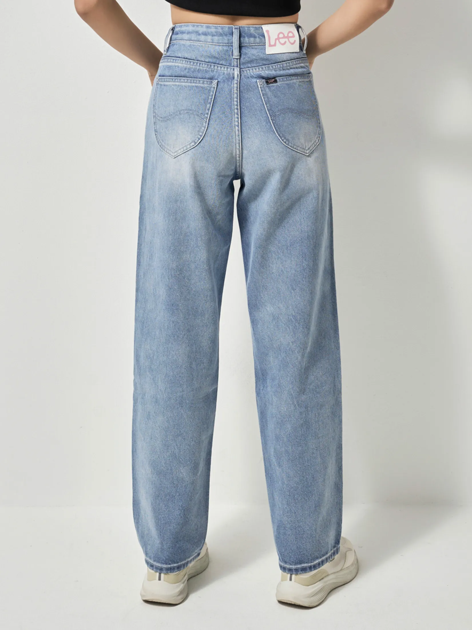 LEE Women s Jeans Lee Pink Collection High Comfort Fit Light Indigo