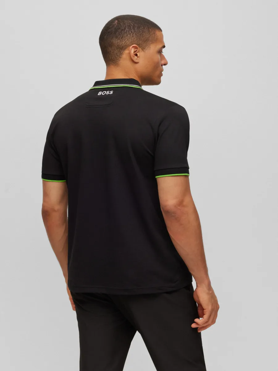 BOSS Men s Polos Regular Fit Black
