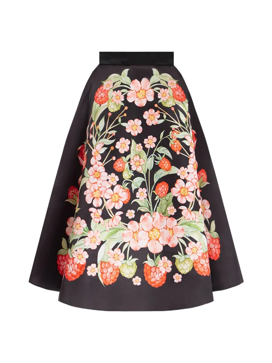 ICONIC WOMAN BLACK MERLE SKIRT