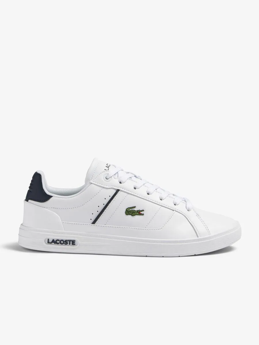 LACOSTE White Men’s Lacoste Europa Pro Leather Trainers
