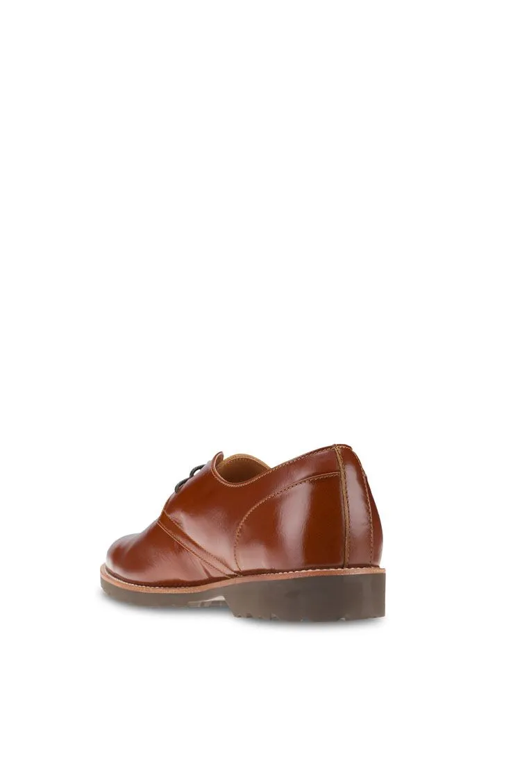 LUIGI BATANI Brown Paul On Formal Lace Up