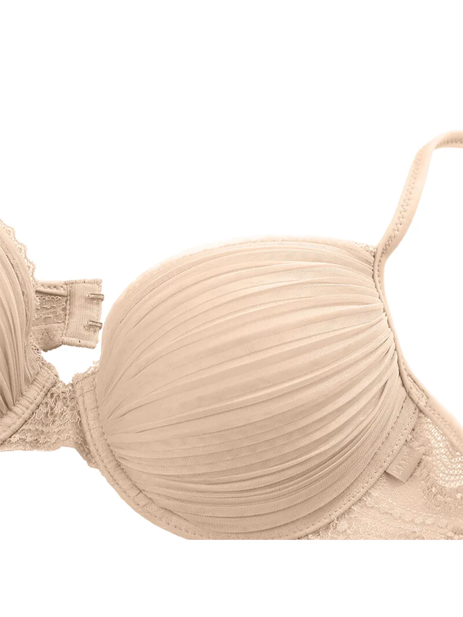 ELLE LINGERIE BRASSIERE MOULDED BRA LB7502BE BEIGE
