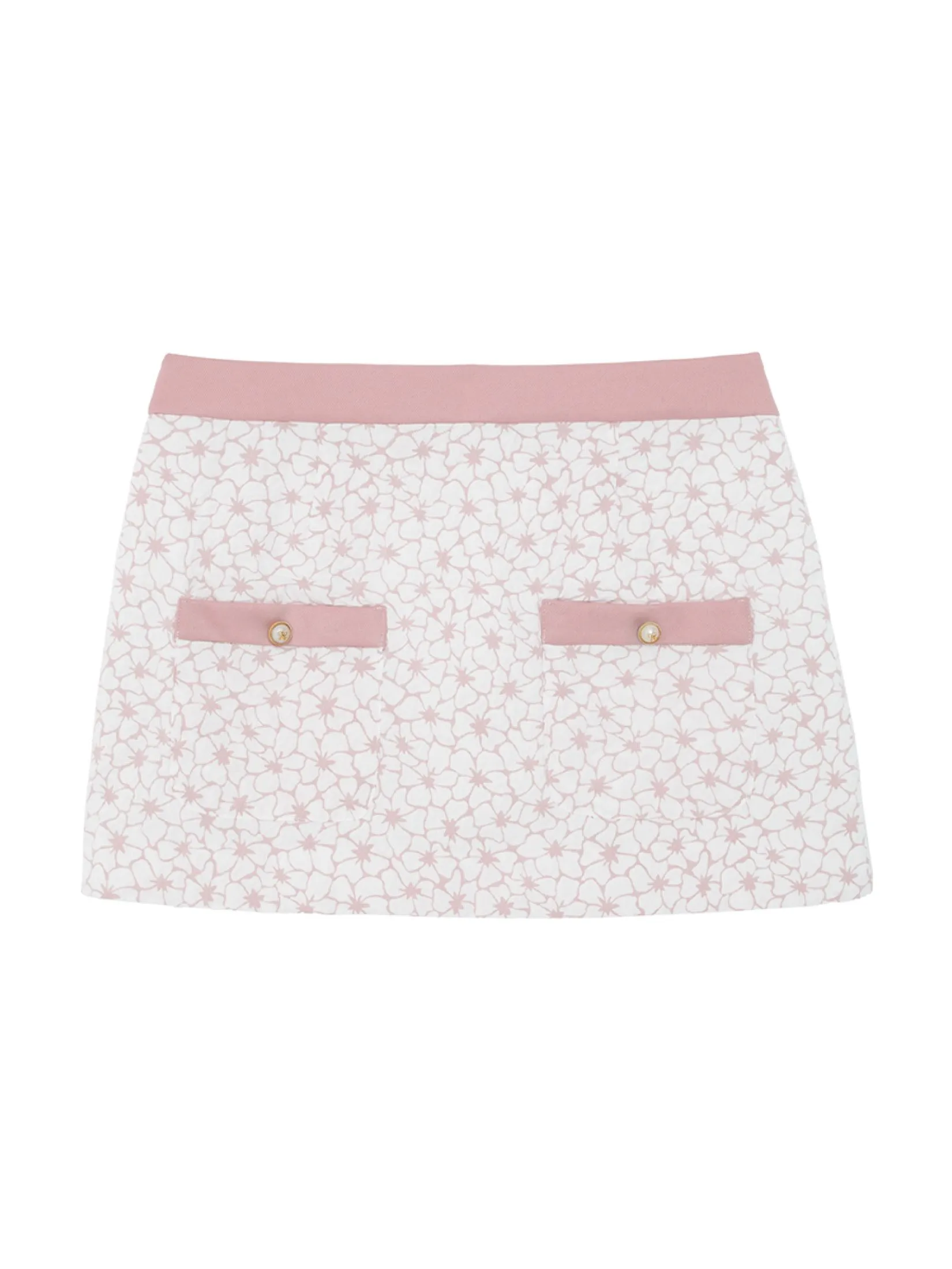 KLOSET (SS23) Women Millingtonia Mini Skirt Pink