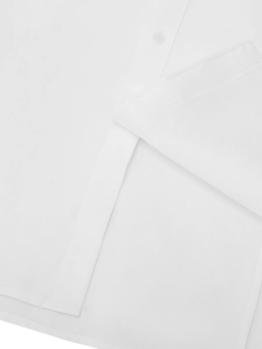 G2000 Men Clothing Short Sleeves Formal Shirt  Smart Fit  White