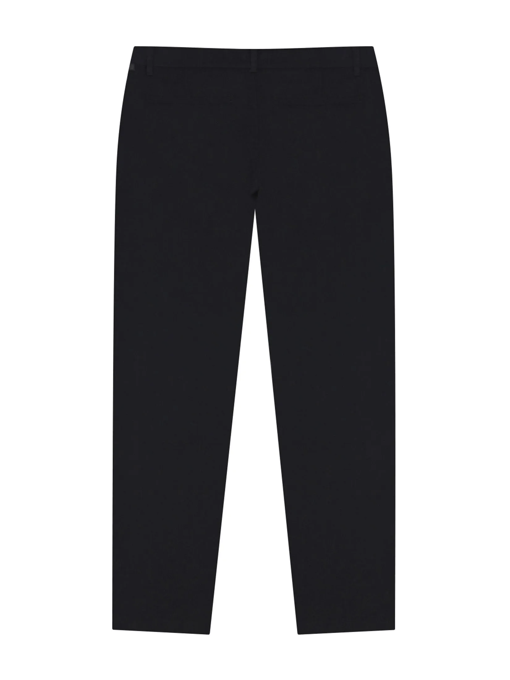GIORDANO Men's Slim Easy Care Twill Cropped Pants (180° Elastic) Black