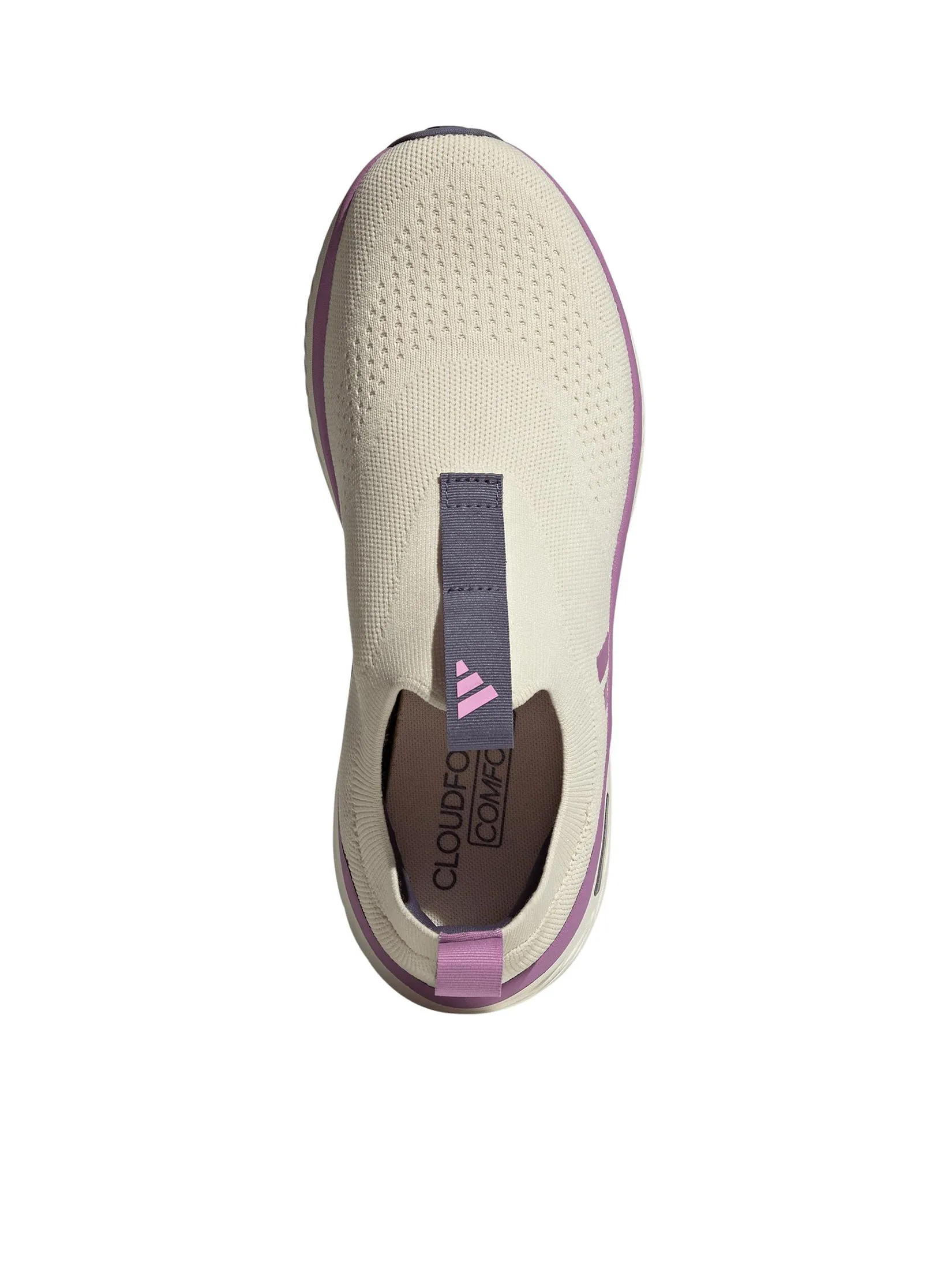 ADIDAS Women Sneakers Cloudfoam Go Sock JS1205 Yellow / Warm Vanilla / Preloved Violet / Preloved Purple