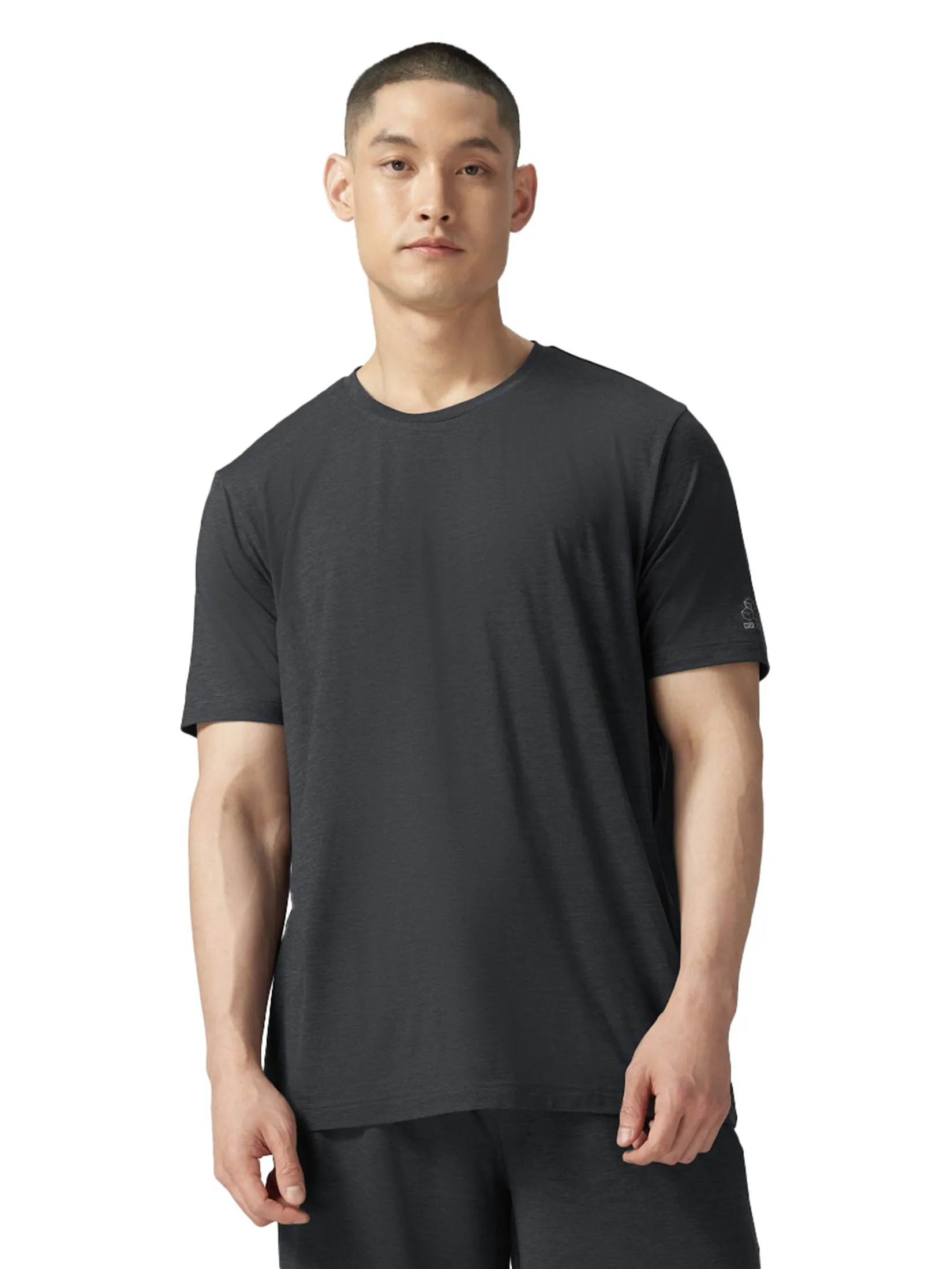 GQ Men T-Shirt Short Sleeves Loungwear SS 614477 Black Watch