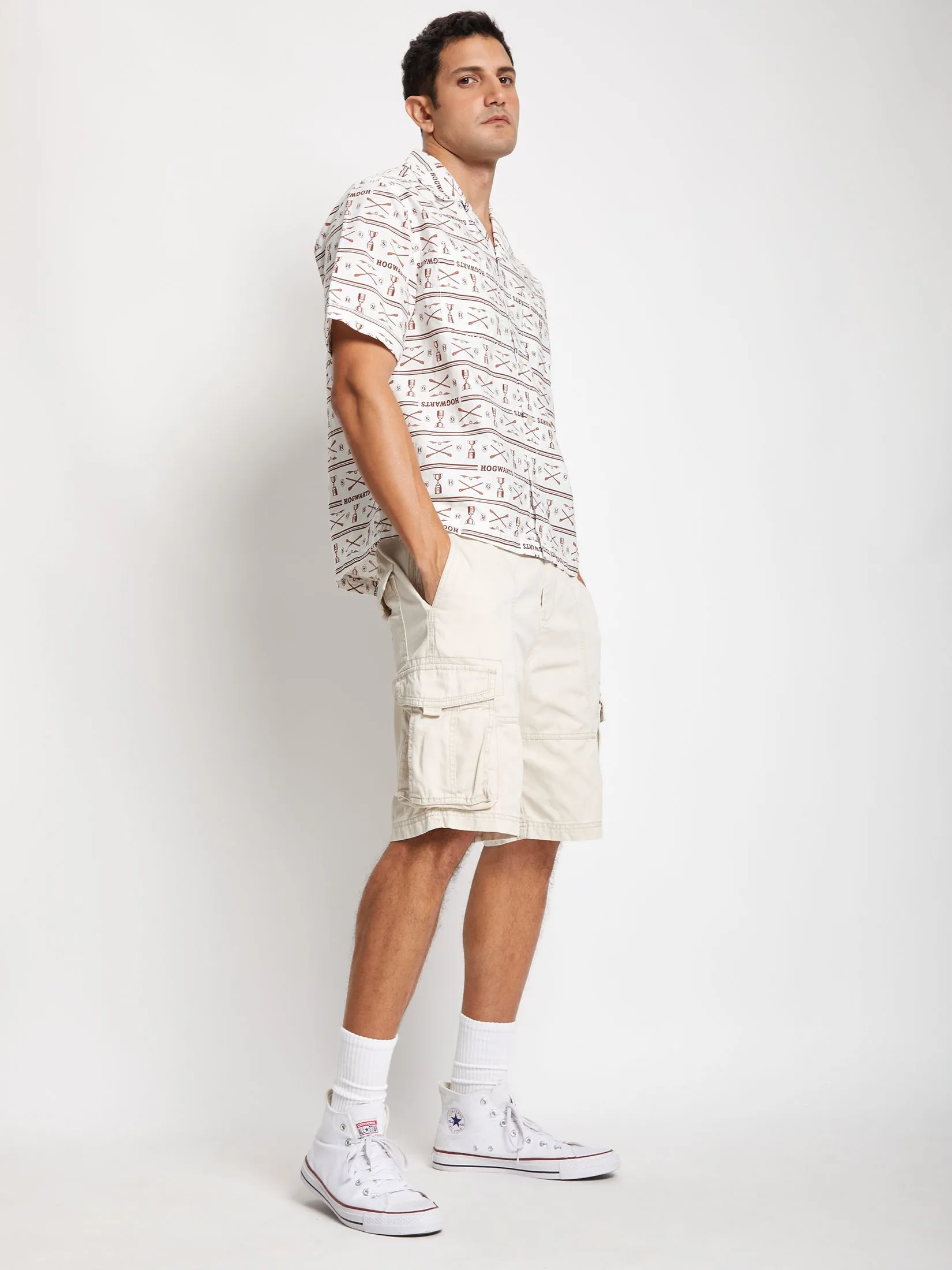 DEFRY 01 Men Shirt Short Sleeves Printed Multi-Color