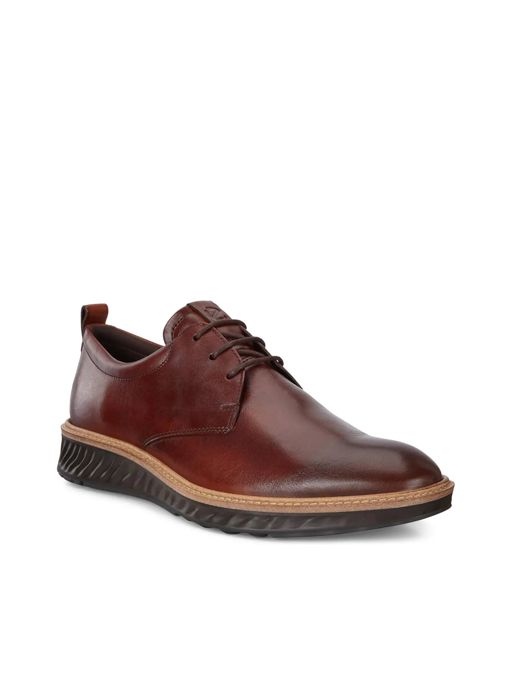 ECCO Men Leather Shoes ST.1 Hybrid Cognac