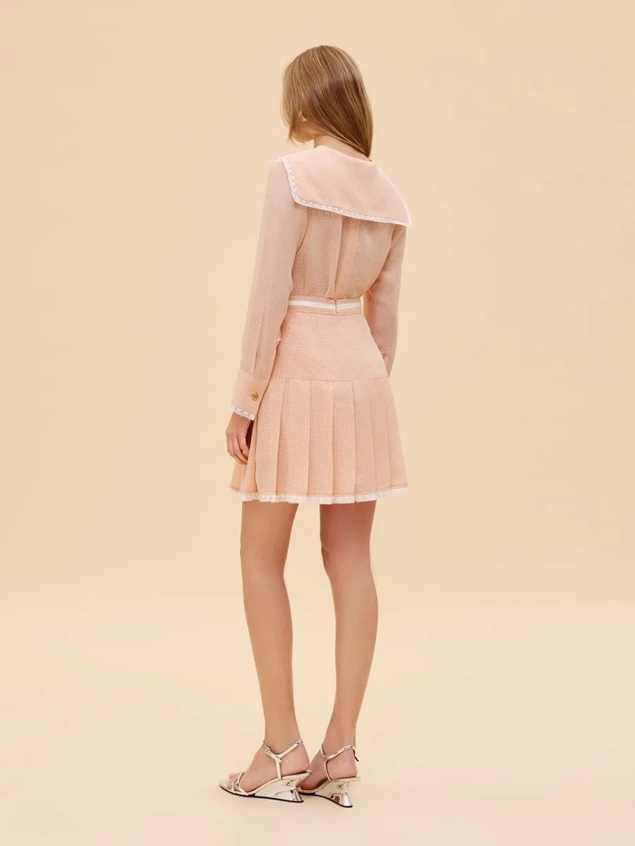 ASV ( SS24 )Thumbelina Women Pleated Skirt Orange