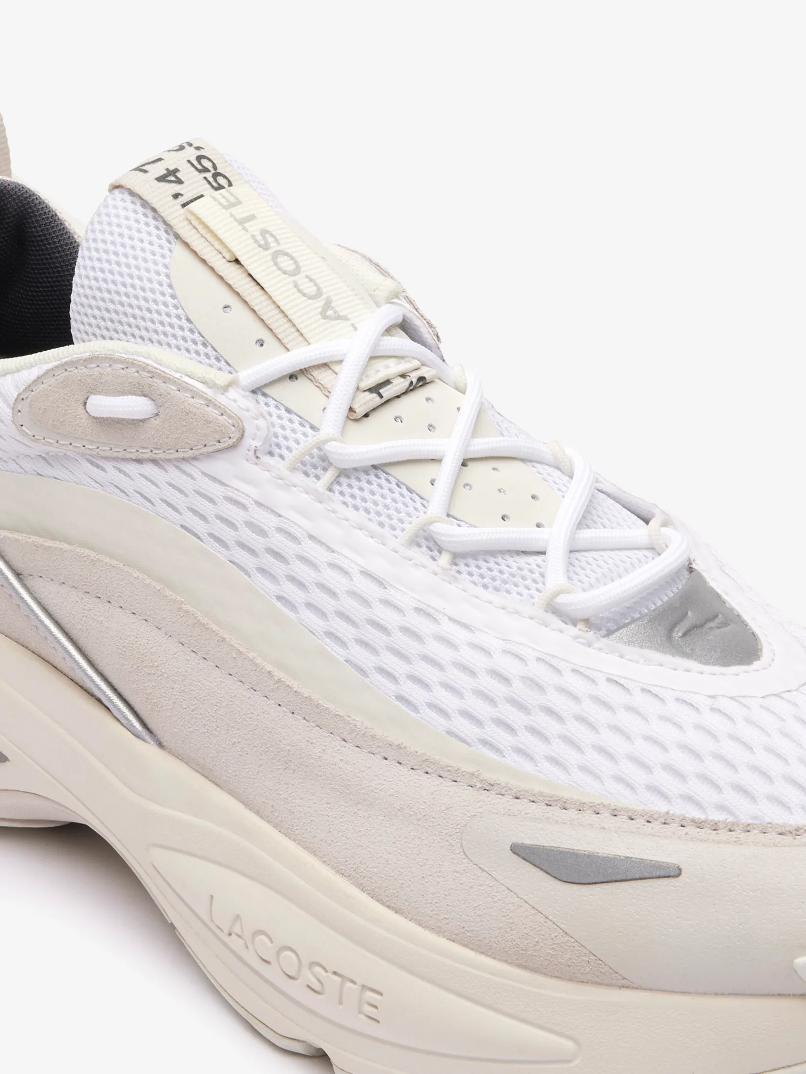 LACOSTE Men’s Lacoste Odyssa Textile Trainers White