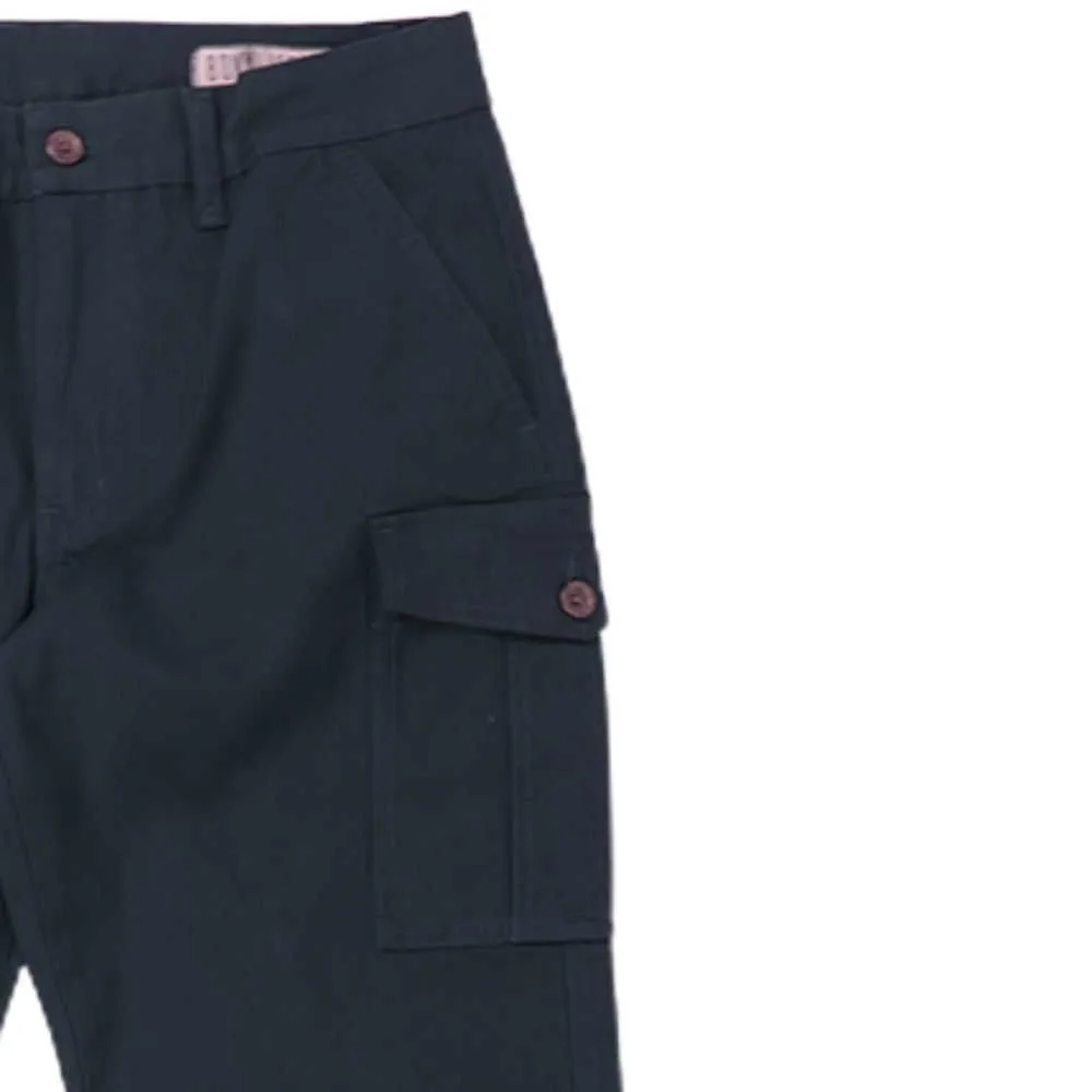 BOVY NAVY SLIM  CARGO TROUSERS -9206