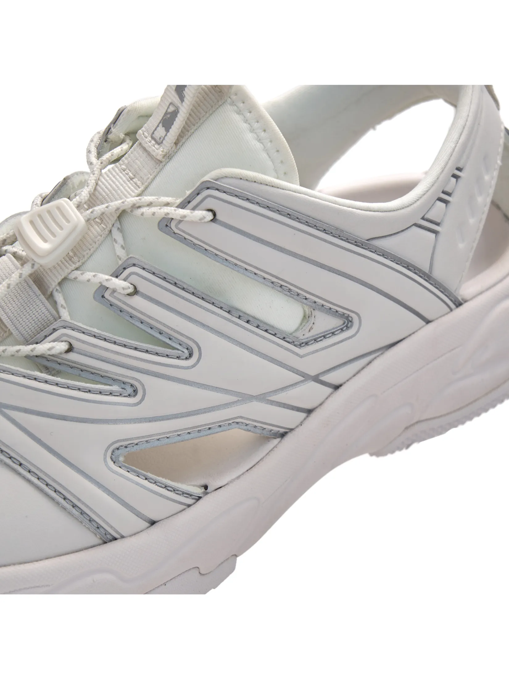 MLB Sandals Unisex Bigball Chunky Field Mask Model 3ASDC0153 50WHS Off White