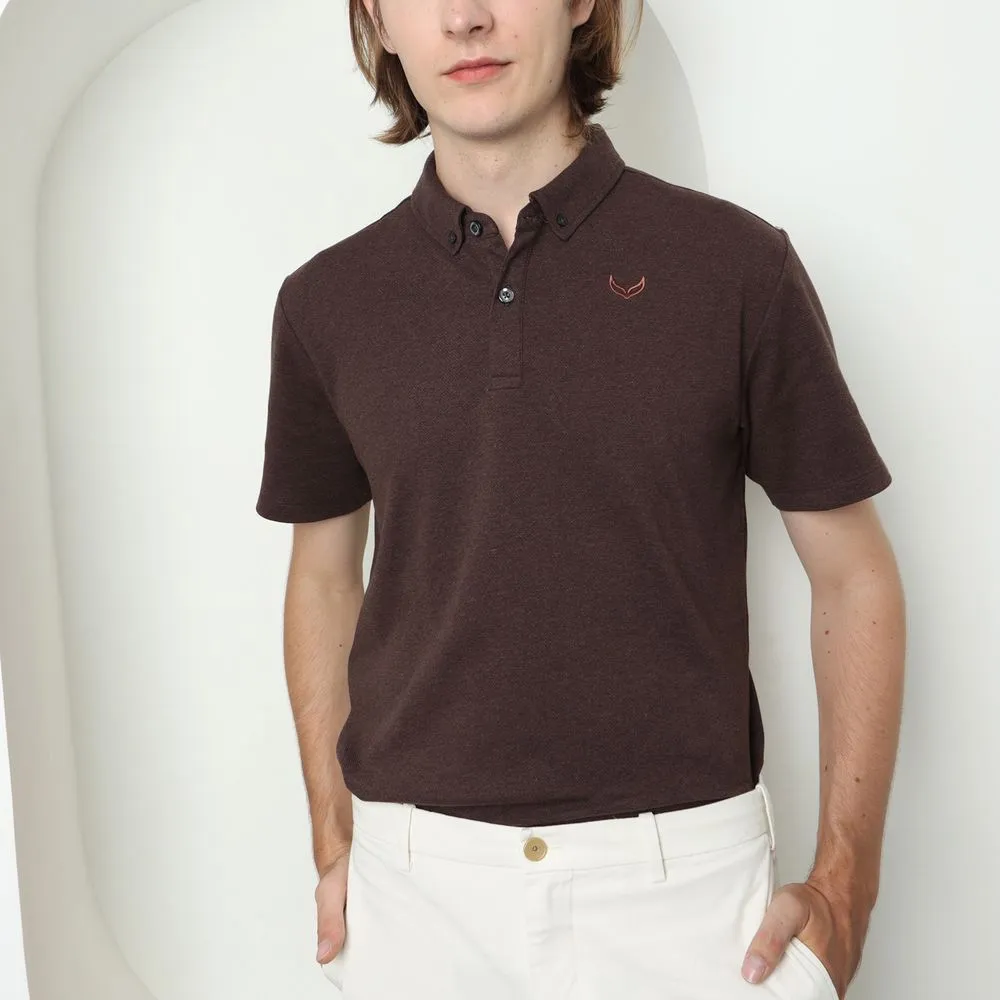 GRAND SPORT Brown Men's polo shirt (047401)