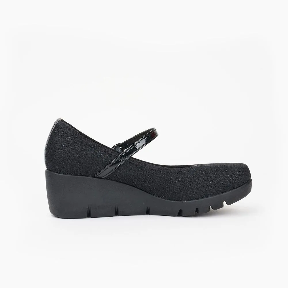 JOLI SNOB Black Comfort High Heels FC-39605