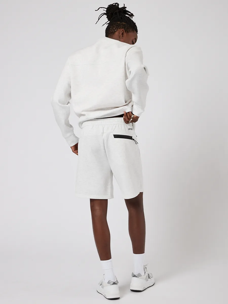 AMERICAN EAGLE MEN 7626 MANCHEGO HEATHER SHORT 062 HEATHER FROST