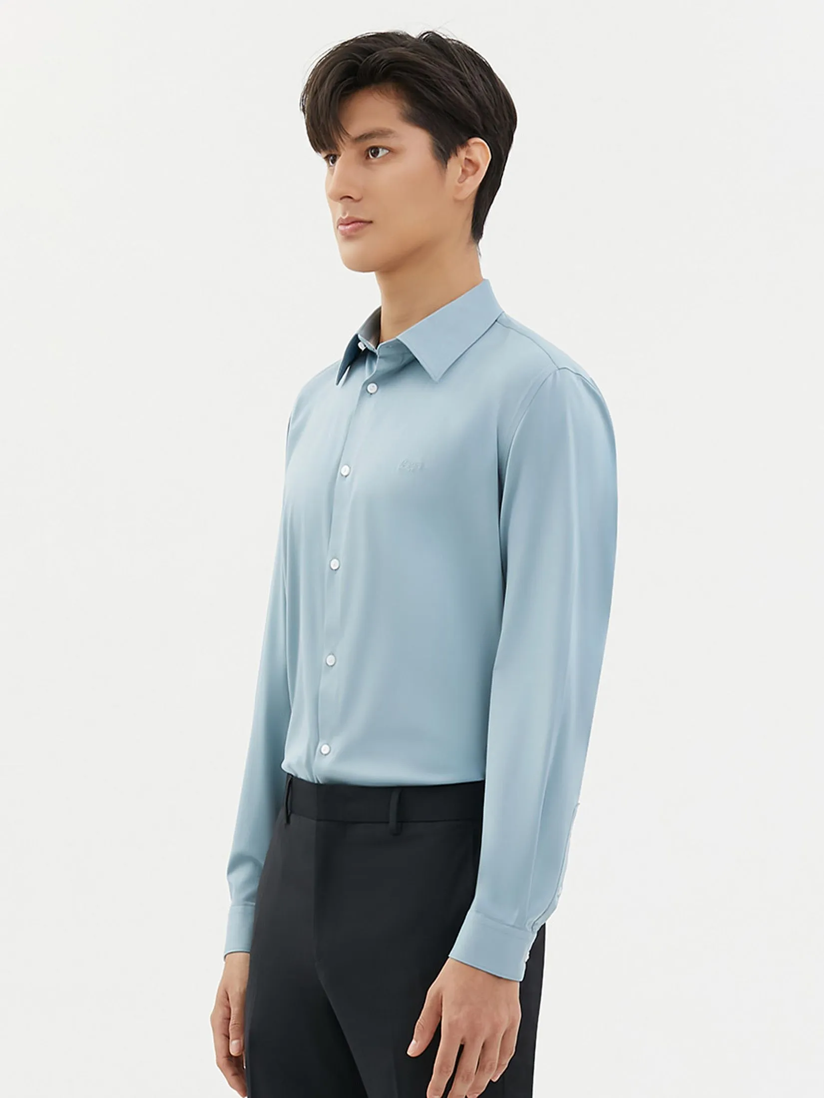 DAPPER DAPPER SMOOTH & STRETCH Regular Fit Shirt Green