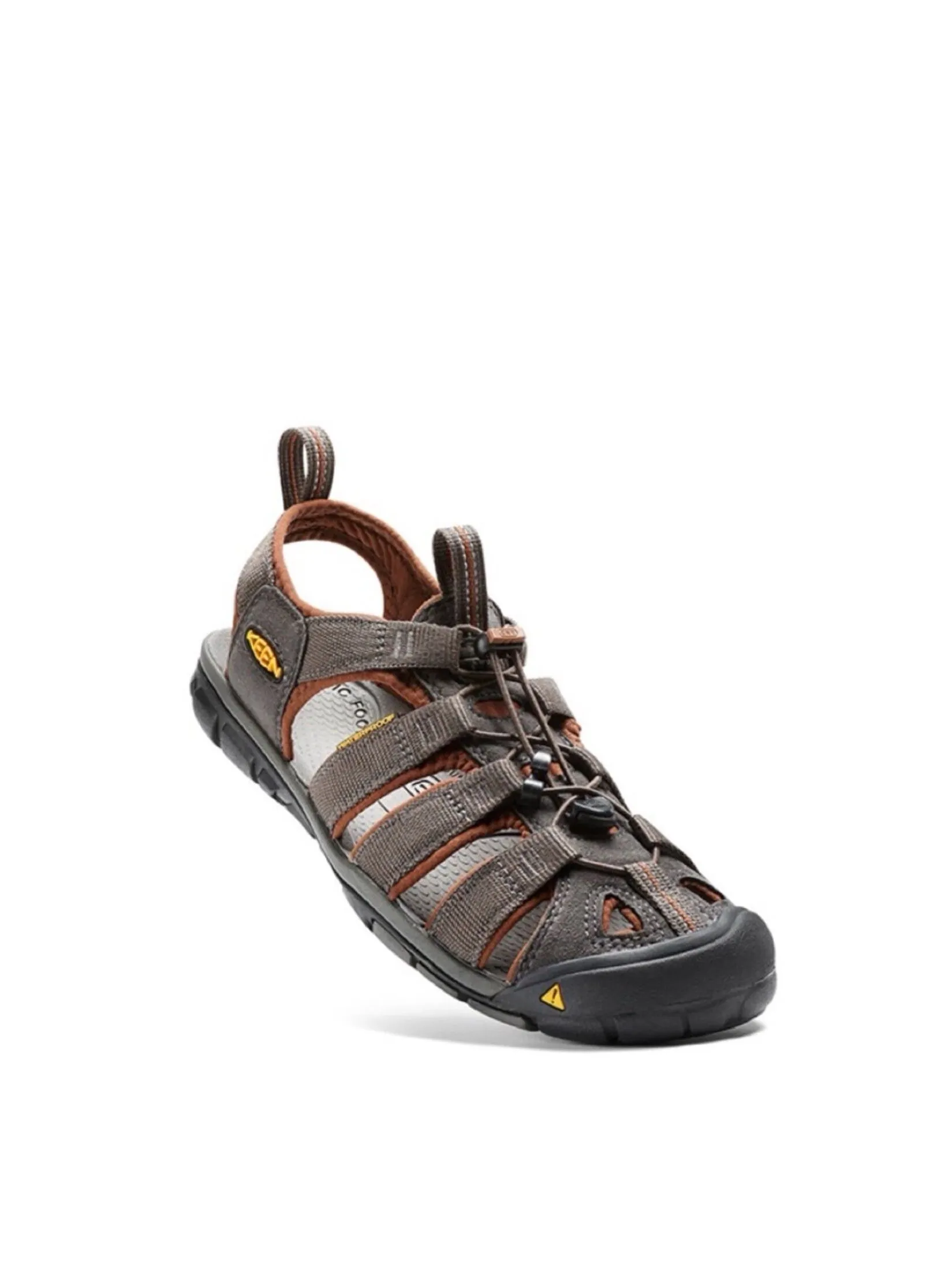 KEEN Men's Sandals CLEARWATER CNX (RAVEN/TORTOISE SHELL)