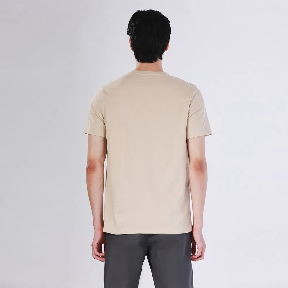 JOHN HENRY Men's T-Shirts (Slim Fit) SDM Beige