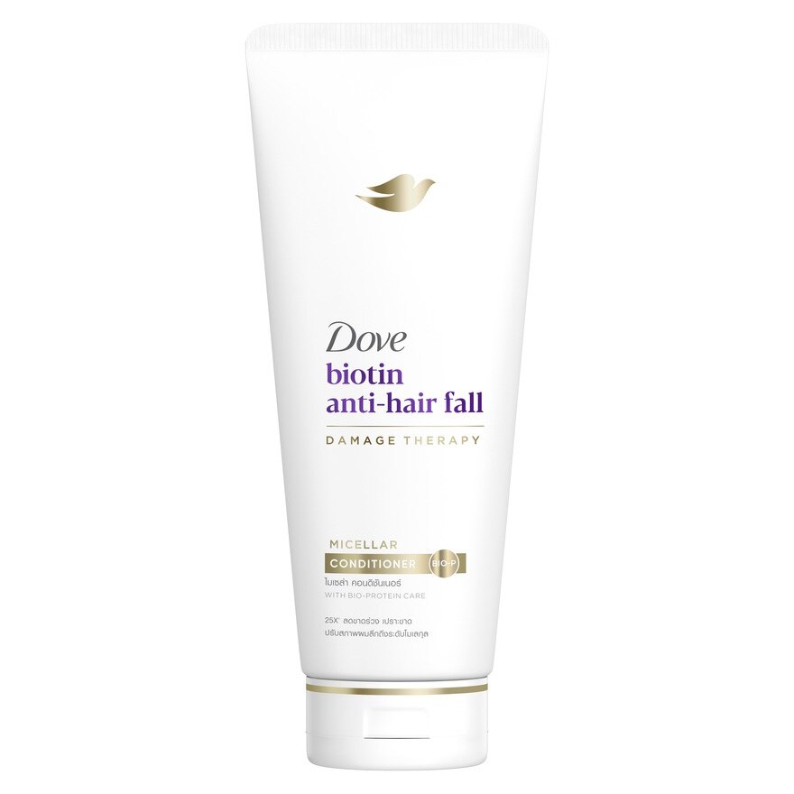 Dove Conditioner Biotin Anti-Hair Fall Micellar 350 Ml. - Purple