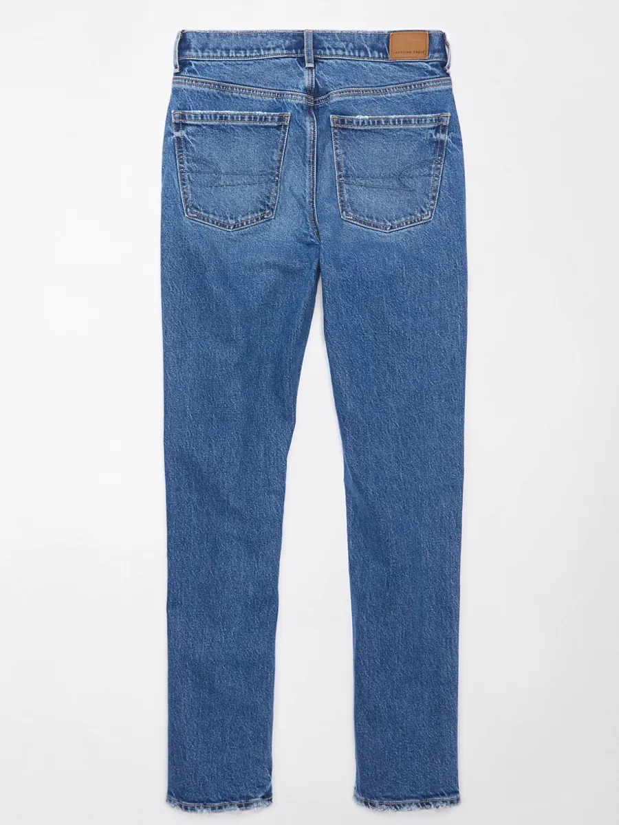 AMERICAN EAGLE WOMEN SUPER HIGH-RISE STRAIGHT JEANS 866 BRIGHTENING