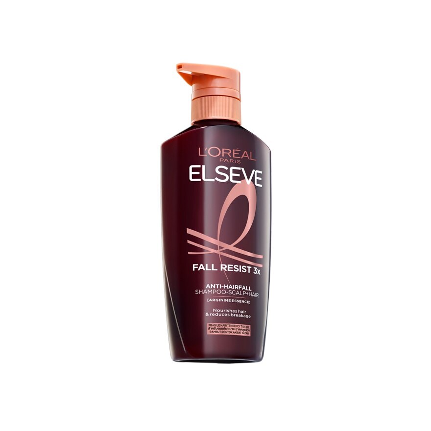 L'Oreal Paris Elseve Shampoo Fall Resist 3X Anti Hair Fall Scalp Hair 400 Ml.