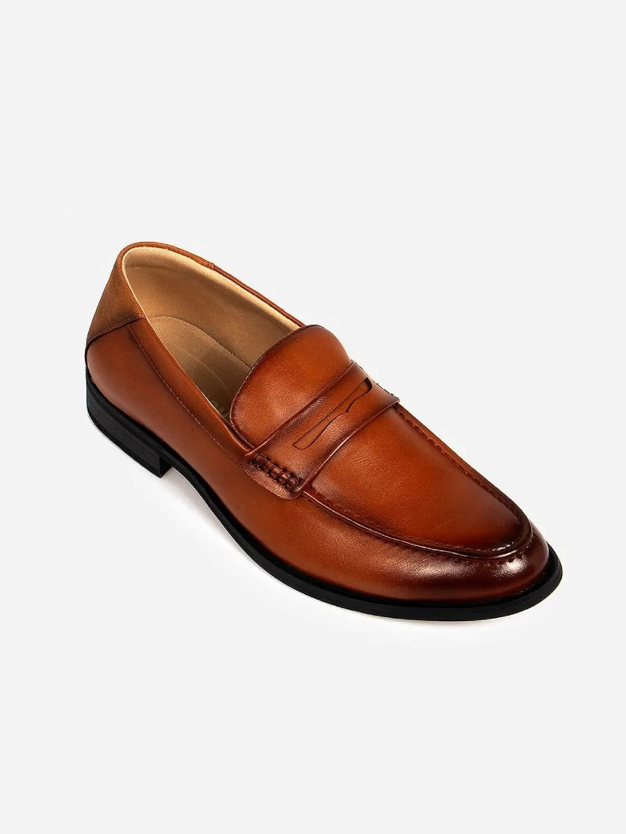 KENNETH COLE MEN'S LOAFER PENNY LOAFER / BROWN
