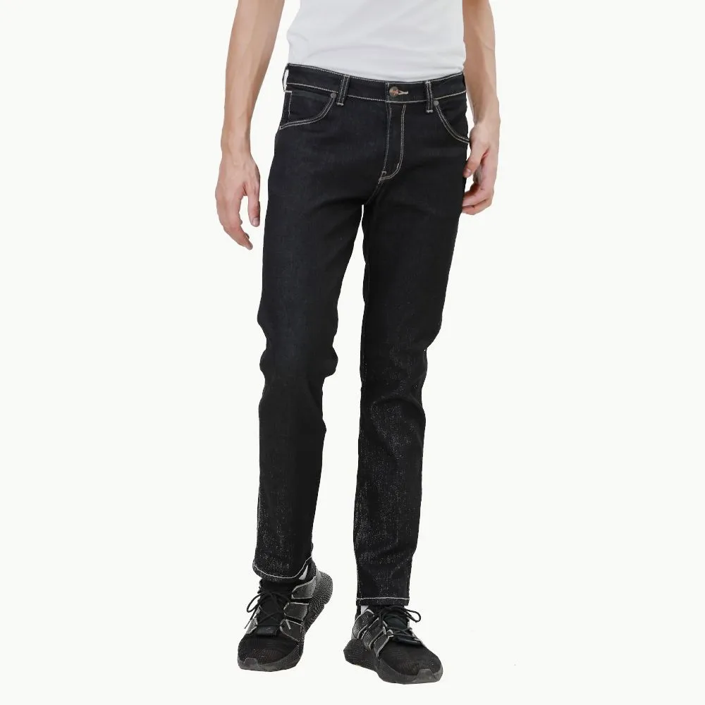 WRANGLER MEN'S JEANS WR WR15Q36Y NAVY BLUE Mid-waist regular fit (GREENSBORO)