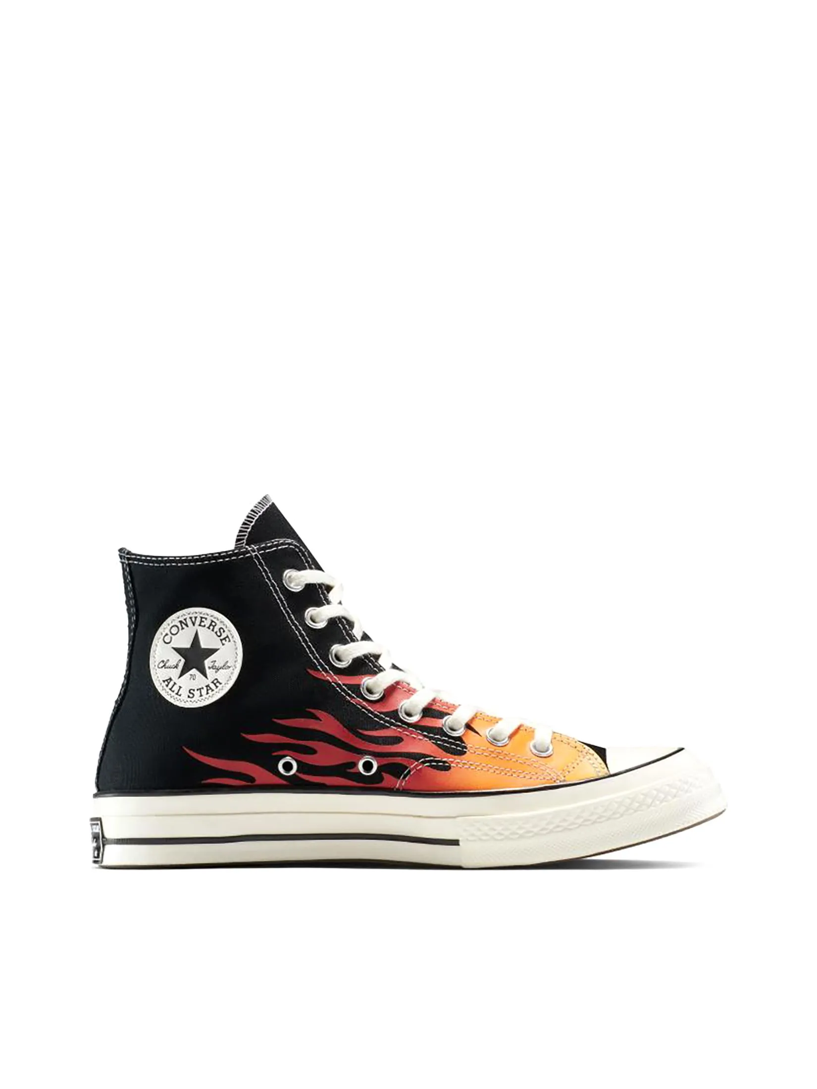 CONVERSE Men Sneakers Chuck 70 Archive G.I.D. Flames Hi Black