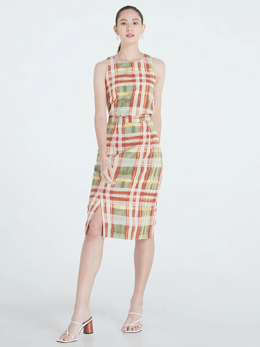 JOON Pencil Butter Skirt Green