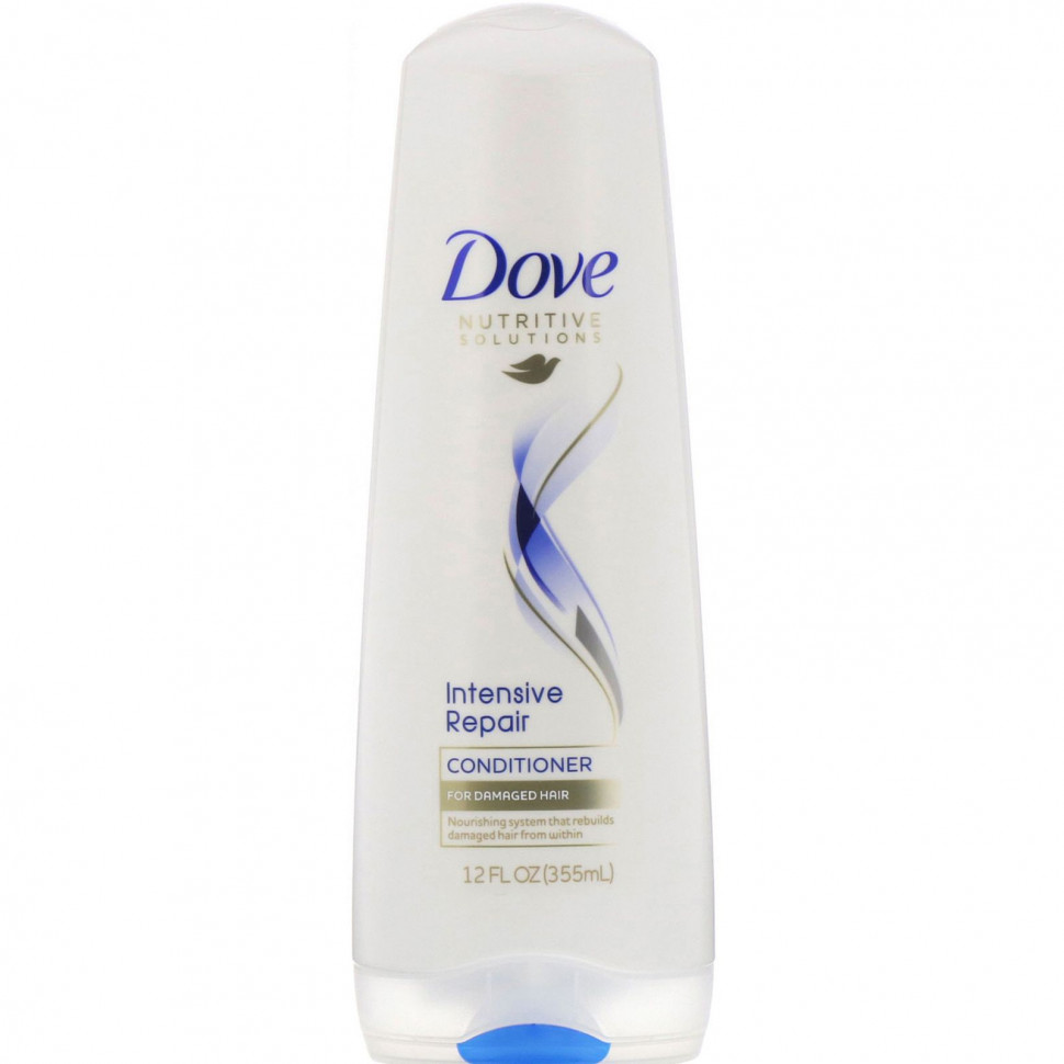 Dove, Nutritive Solutions, интенсивный восстанавливающий кондиционер для поврежденных волос, 355 мл (12 жидк. унций) - DVE-03305-Ежедневное увлажнение