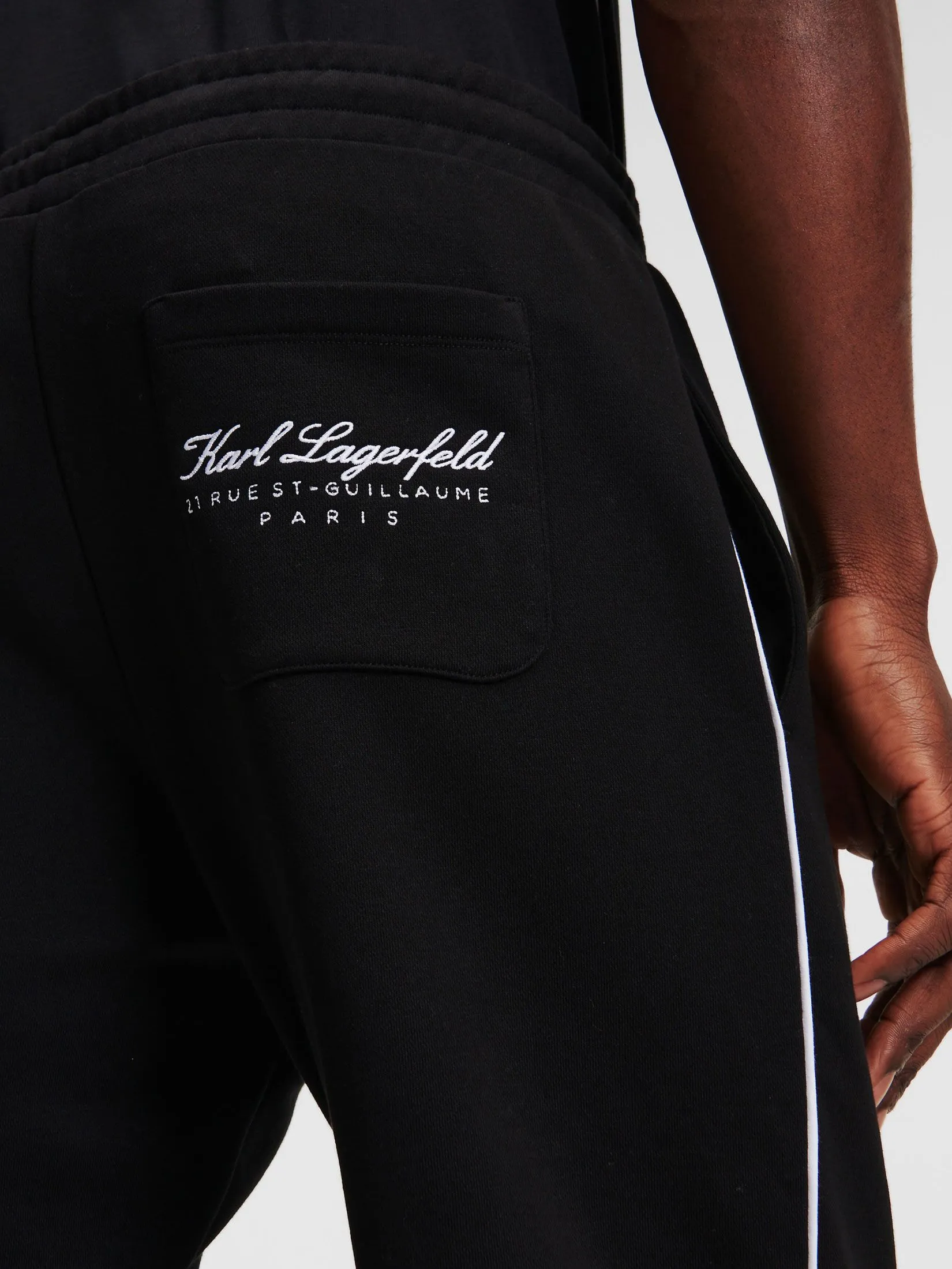 KARL LAGERFELD HOTEL KARL SWEATPANTS BLACK