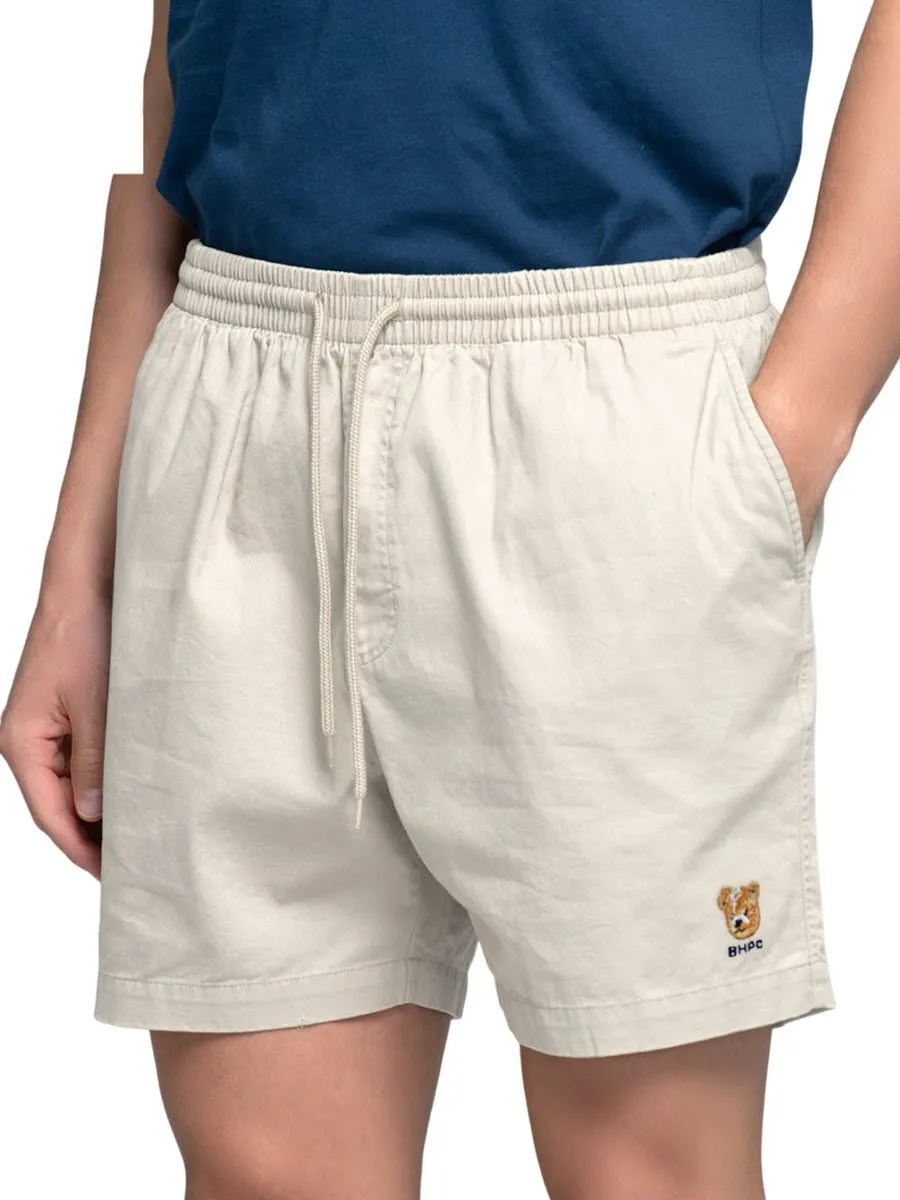 BEVERLY HILLS POLO CLUB Cream Unisex Sport EZY Shorts Model BS2J024