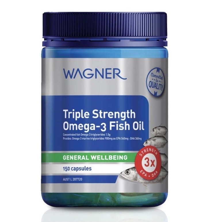 Рыбий жир Wagner Triple Strength Omega 3 Fish Oil 1500 мг 150 капсул