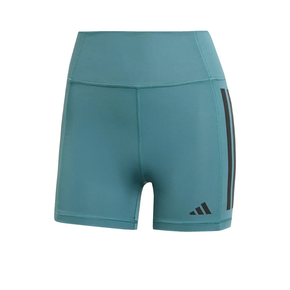 ADIDAS Women Training Shorts Optime 3-Stripes 1/4 Green - AD001AP904ELTH
