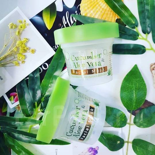 Гелевая коллагеновая маска для лица с экстрактами огурца и алоэ вера Civic 100 мл